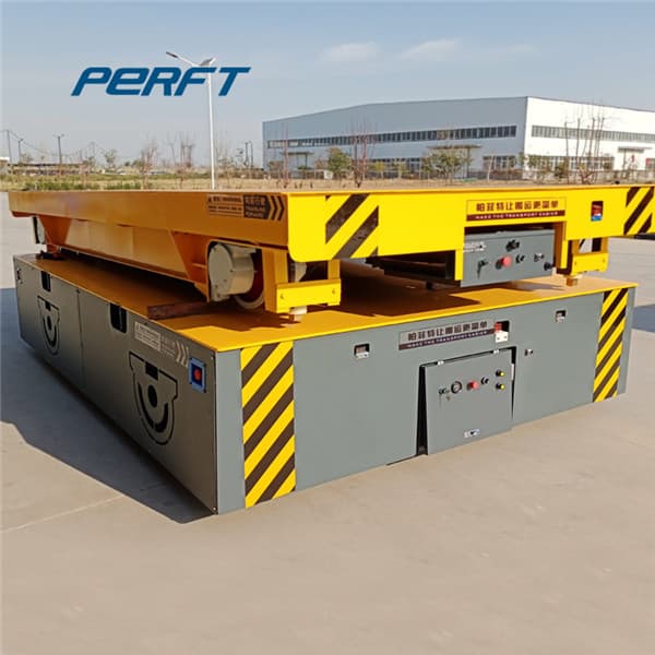 industrial transfer trolley for steel rolls warehouse 90 ton